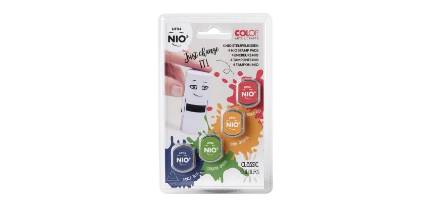 Stamp pads for Little NIO - classic colours