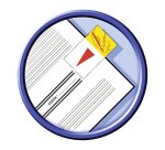 Marque-pages Signez ici Post-it - distributeur de 50 feuilles