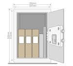Coffre-fort Haute Sécurité Serrure Biométrique Empreinte Digitale Yale