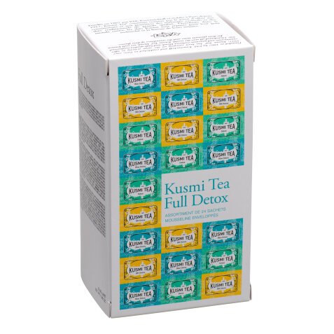 Tea Full Detox Bio Kusmi TEa - case with 24 biodegradable bags