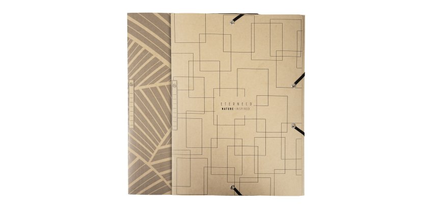 Chemise à élastique 3 rabats Eterneco EXACOMPTA 24 x 32 cm - dos de 3,5 cm