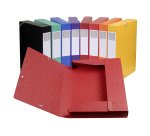 Chemise box carte Cartobox Exacompta 25 x 33 cm dos 5 cm - couleurs assorties