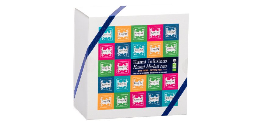 Infusiones afrutadas Bio Kusmi Tea - Caja de 45 bolsitas biodegradables