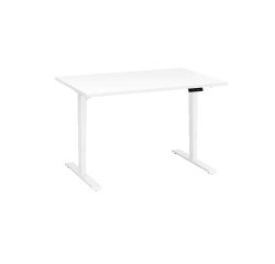 Bureau réglable en hauteur électrique blanc Ergo Premium 120 x 80 cm - Arch