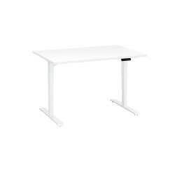 Bureau réglable en hauteur électrique blanc Ergo Premium 120 x 80 cm - Arch - blanc