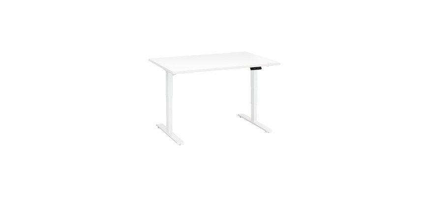Bureau réglable en hauteur électrique blanc Ergo Premium 120 x 80 cm - Arch