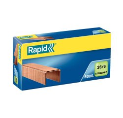 Staples Rapdi 26/6 copper - box of 5000