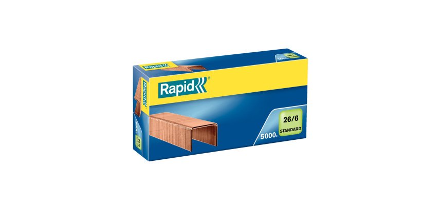 Hefklammern Rapid 26/6 - Box von 5000