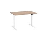 Bureau réglable en hauteur électrique chêne clair Ergo Premium 120 x 80 cm - Arch