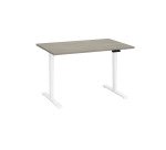 Bureau réglable en hauteur électrique chêne gris  Ergo Premium 120 x 80 cm - Arch