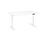 Bureau réglable en hauteur électrique blanc ARCH Ergo Premium 140 x 80 cm