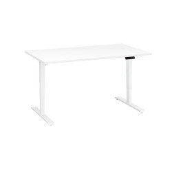 Bureau réglable en hauteur électrique blanc ARCH Ergo Premium 140 x 80 cm - blanc