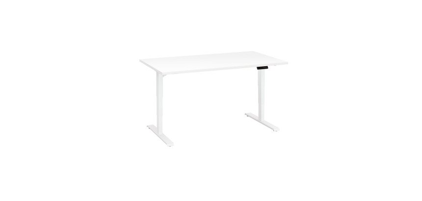 Bureau réglable en hauteur électrique blanc ARCH Ergo Premium 140 x 80 cm