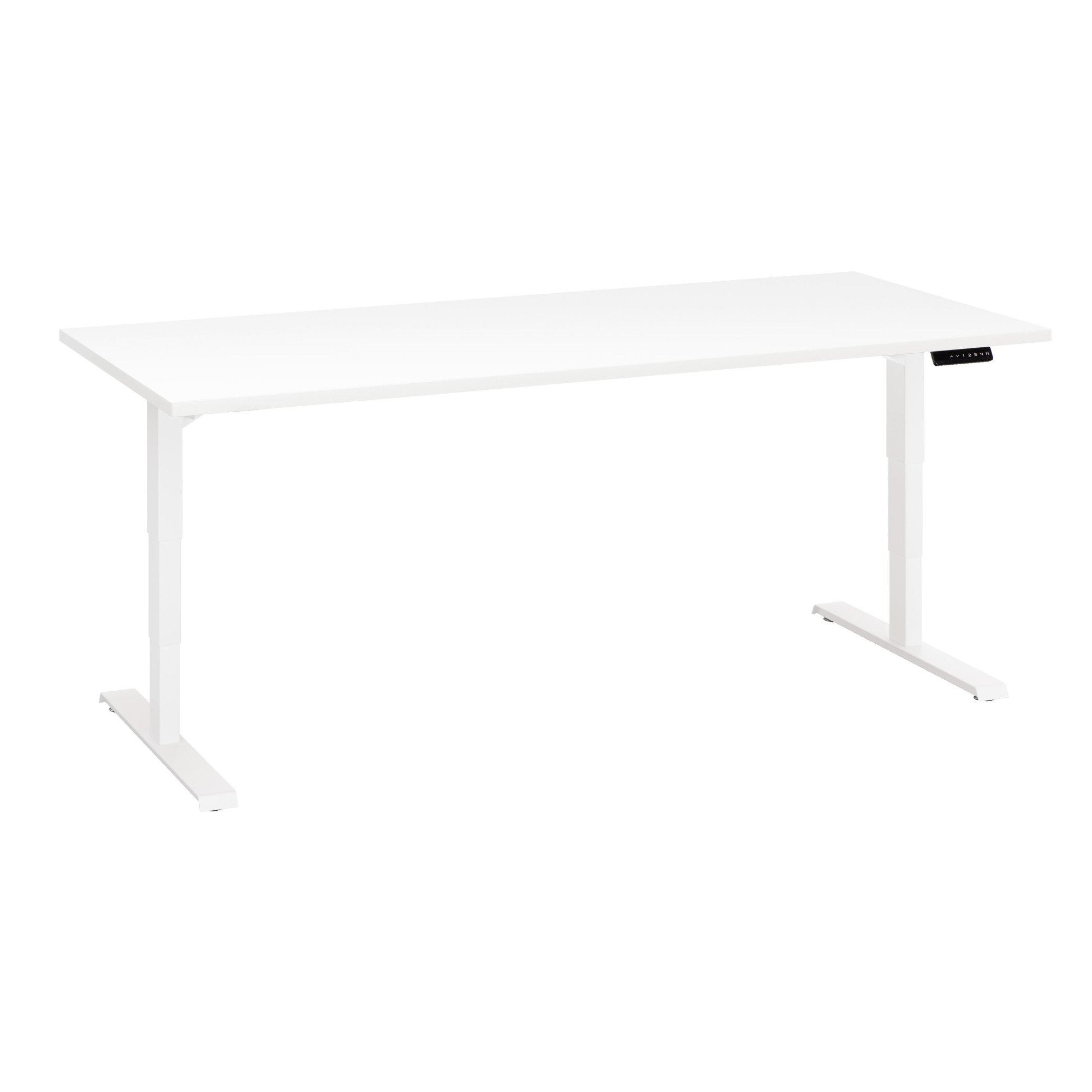Bureau réglable en hauteur électrique blanc Ergo Premium 180 x 80 cm - Arch