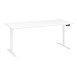 Bureau réglable en hauteur électrique blanc Ergo Premium 180 x 80 cm - Arch - blanc