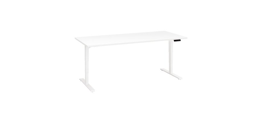 Bureau réglable en hauteur électrique blanc Ergo Premium 180 x 80 cm - Arch