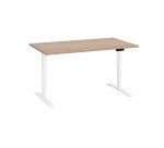 Bureau réglable en hauteur électrique chêne clair Premium 140 x 80 cm - Arch