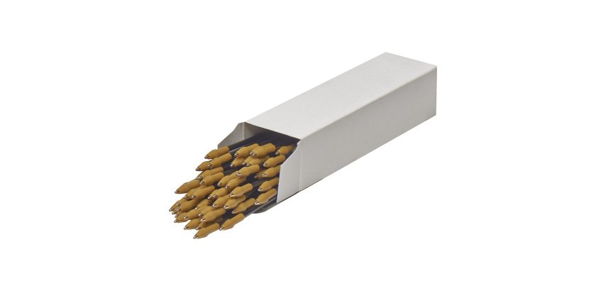 Recharge pour stylo Bic Cristal pointe moyenne 1 mm. Boite de 50