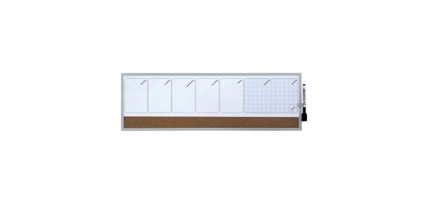 Organizador semanal Rexel magnético corcho