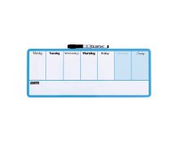 Organizador semanal Rexel pizarra magnética azul