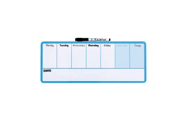 Organizador semanal Rexel pizarra magnética azul