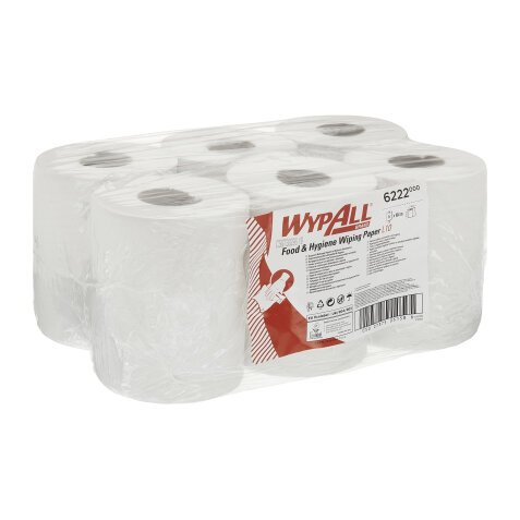 Wiper roll with central dispensing WypAll® Reach™ - box of 6