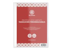 Portalistino personalizzabile A4 10 buste finitura liscia 20 viste trasparente Bruneau