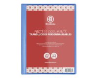Transparante, personaliseerbare documentbeschermers Bruneau polypropyleen A4 10 hoesjes - 20 zichten