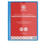Translucent and personalizable document holders Bruneau polypropylene A4 100 sleeves - 200 sights