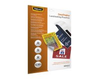 Box with 25 laminating pouches with self-adhesive back A4 2 x 80 µ glossy Fellowes