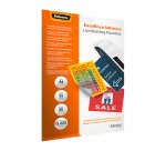 Pochettes de plastification dos adhésif Fellowes A4 80 µ brillantes - Boite de 25