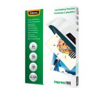 Schachtel mit 100 Laminierfolientaschen A4 2 x 100 µ glänzend Fellowes