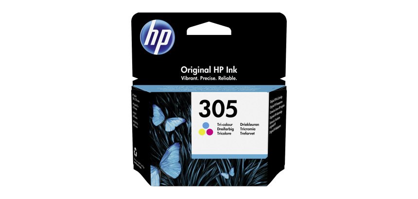Cartouche HP 305 3 couleurs pour imprimante jet d'encre