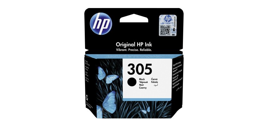 Cartouche HP 305 noire pour imprimante jet d'encre
