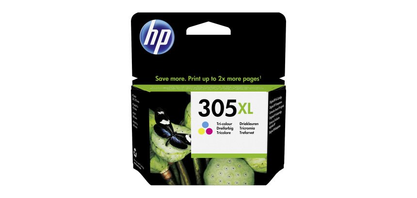 Cartouche HP 305XL 3 couleurs pour imprimante jet d'encre