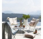 Fauteuil Sphinx Lafuma - toile batyline - structure métallique