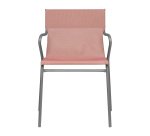 Fauteuil Horizon Lafuma - toile batyline - pied acier gris