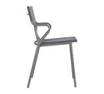 Fauteuil Horizon Lafuma - toile batyline - pied acier gris