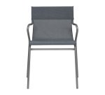 Fauteuil Horizon Lafuma - toile batyline - pied acier gris