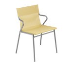 Fauteuil Horizon Lafuma - toile batyline - pied acier gris