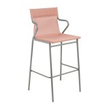 Fauteuil haut Horizon Lafuma - toile batyline - pied acier gris