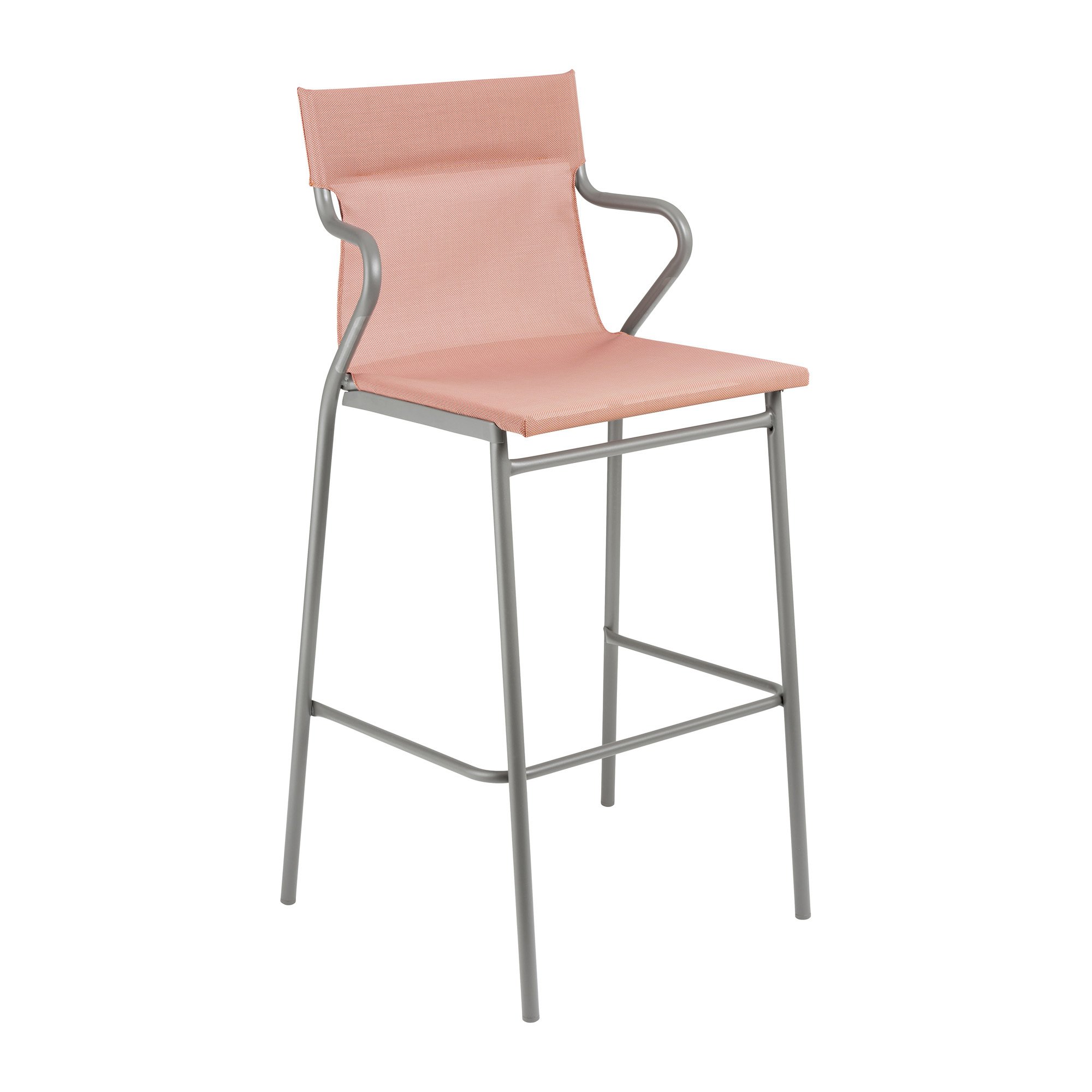 Fauteuil haut Horizon Lafuma - toile batyline - pied acier gris