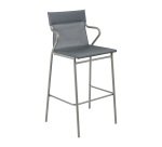 Fauteuil haut Horizon Lafuma - toile batyline - pied acier gris