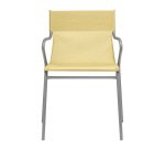 Fauteuil Horizon Lafuma - toile batyline - pied acier gris