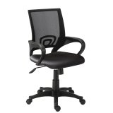 Office chair SPRING - seat in imitation leather