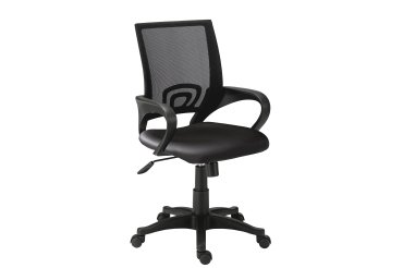 Office chair SPRING - seat in imitation leather