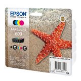 Pack of 4 cartridges Epson 603 1 black and 3 colors for inkjet printer 