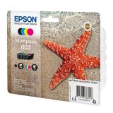 Pack 4 Tintenpatronen Epson 603 1 schwarz und 3 Farben für Tintenstrahldrucker