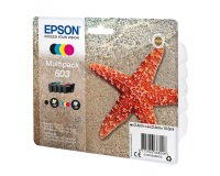 Pack 4 Tintenpatronen Epson 603 1 schwarz und 3 Farben für Tintenstrahldrucker