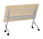 Table rabattable plateau hêtre L 140 x P 70 cm - Galice Plus